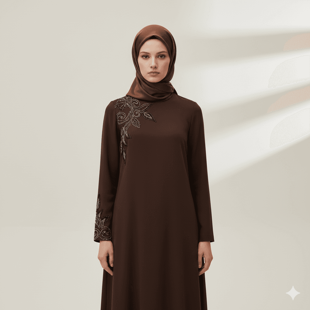 Yapay zeka moda stüdyosu sonrası mankenli ürün çekimi